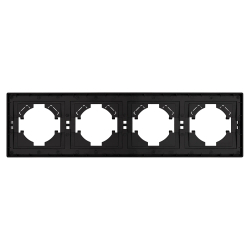 Рамка пластиковая FRM-TENDO-PL-4-BK (Arlight, -) 053848