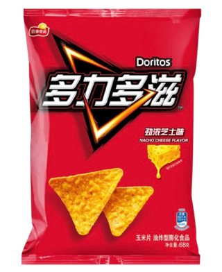 Чипсы кукурузные Doritos Nacho со вкусом сыра (большая упаковка)