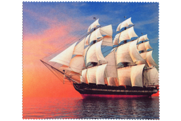 Салфетка микрофибра 15х18 (ПАРУСНИК)  в  упаковке