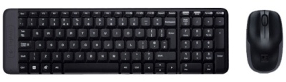 Клавиатура Logitech Wireless Combo MK220 черный