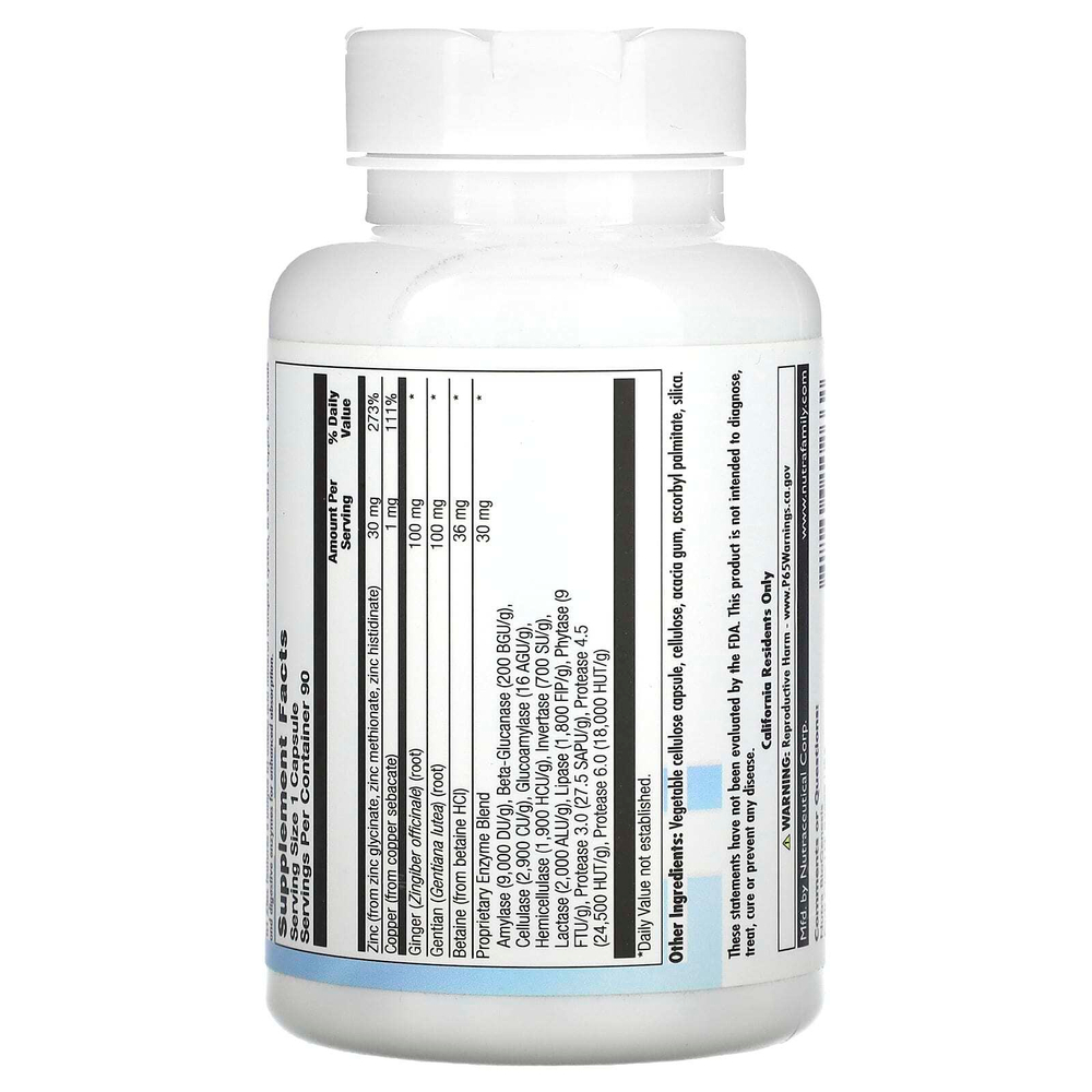 Nutra BioGenesis, Tri Zinc, 90 капсул