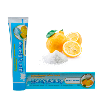 Зубная паста Day 2 Day Care Соль и лимон отбеливание 100 г