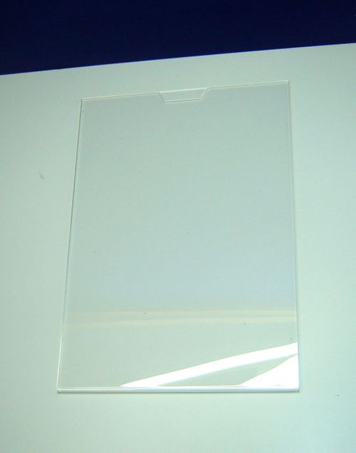 Карман информационный А4 (КПА4 ос-гн верт на скотч) без скотча