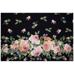 ФАРТУК "ВИНТАЖ",ЧЁРНЫЙ, 100% ХЛОПОК,ТВИЛ