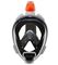 Маска полнолицевая Oceanreef ARIA QR+ для сноркелинга, с держателем камеры черный/белый