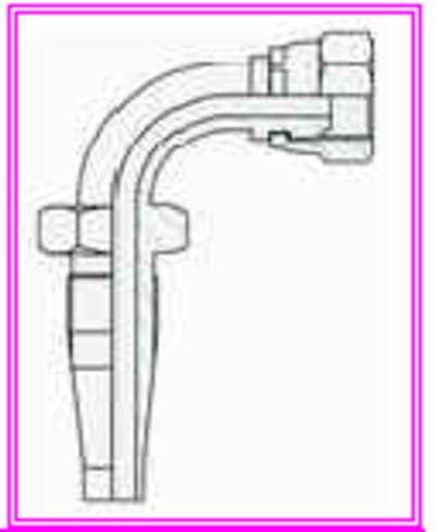 Фитинг DN 10 BSP (Г) 3/8" (90) многоразовый