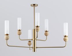 Ambrella Люстра на штанге с мрамором Ceramo Modern LH53251