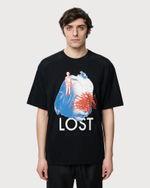 UNDERCOVER ФУТБОЛКА ЧЕРНАЯ LOST