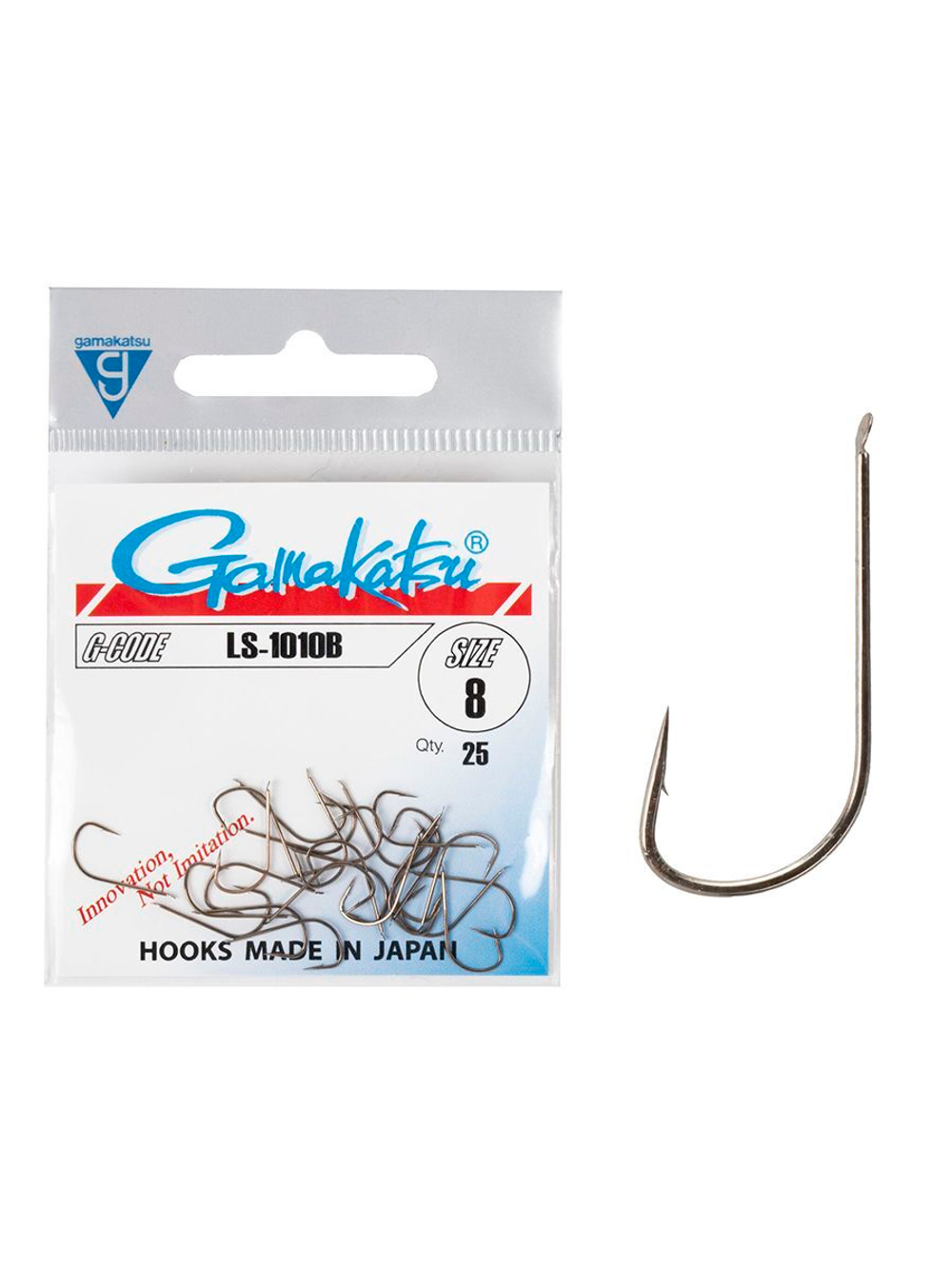 Крючки Gamakatsu LS-1010B HOOKS BRONZE размер 06 (упк.25шт.)