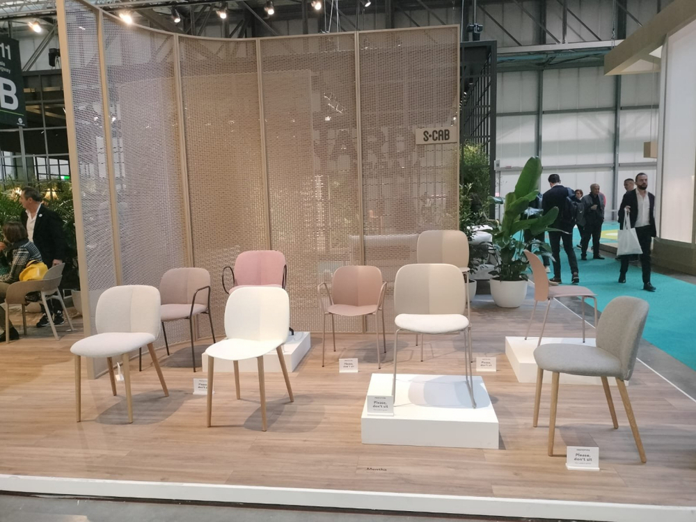 Стул с обивкой Scab Design Mentha Pop, антрацит