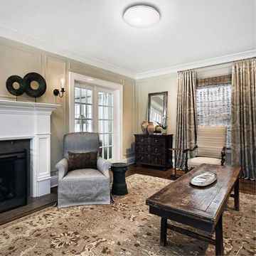 2051/DL PALE SN 000 Светильник пластик/белый/хром LED 48Вт 4000K D410 IP43 LEKA