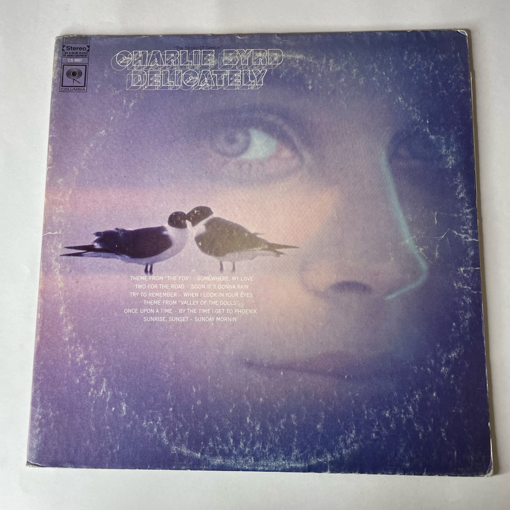 Винтажная виниловая пластинка LP Charlie Byrd Delicately (США 1973)