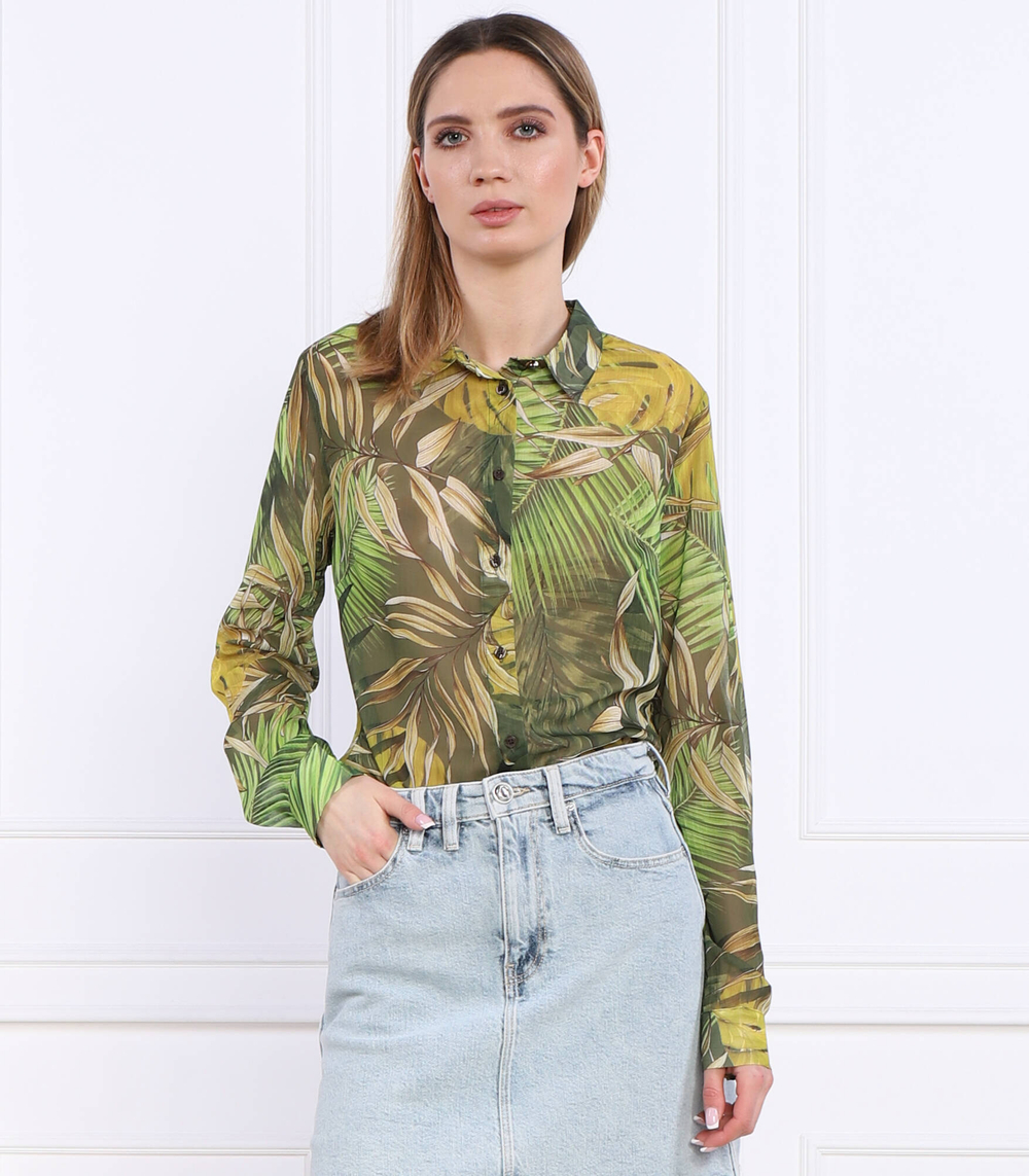 Рубашка GUESS - зеленый(W3GH97 WDW52)