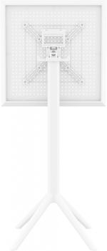 Стол пластиковый барный складной Siesta Contract Sky Folding Bar Table 60, белый