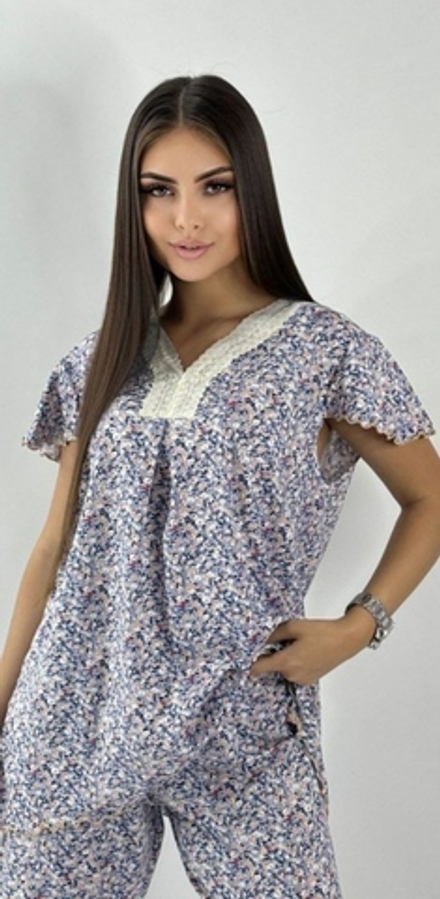 Пижама бриджи+футболка к/р 0212