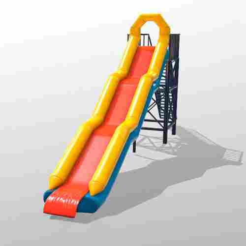 Надувная прямая водная горка для вышки (опоры) «Стрела» с двумя ступенями 12*2,5*5 м