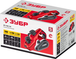 ЗУБР 1100 Вт, 110 мм, электрический рубанок (электрорубанок) (ЗР-1100-110)