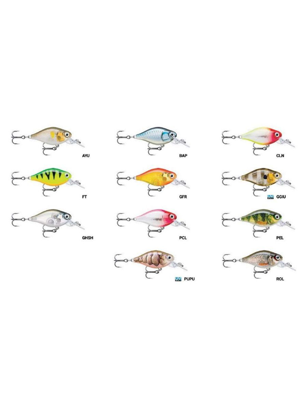 Воблер X-Light Crank Mid Runner 03, 3,5см, 4гр, цвет PCL