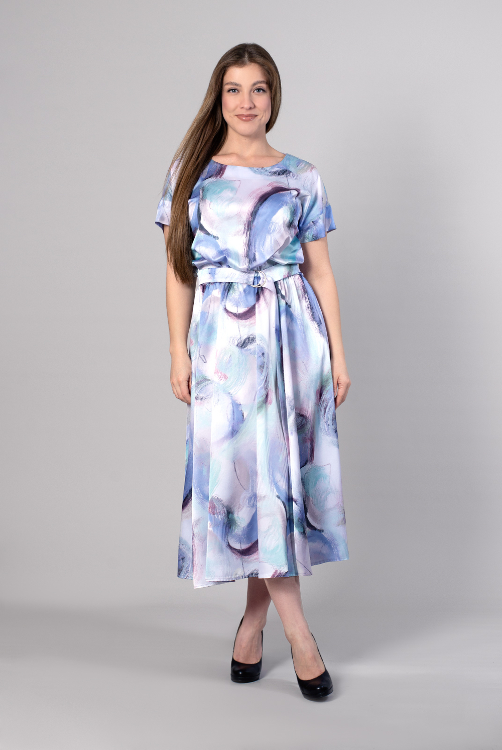 Платье женское 3989зп, Абстракция #110Аб053989зп