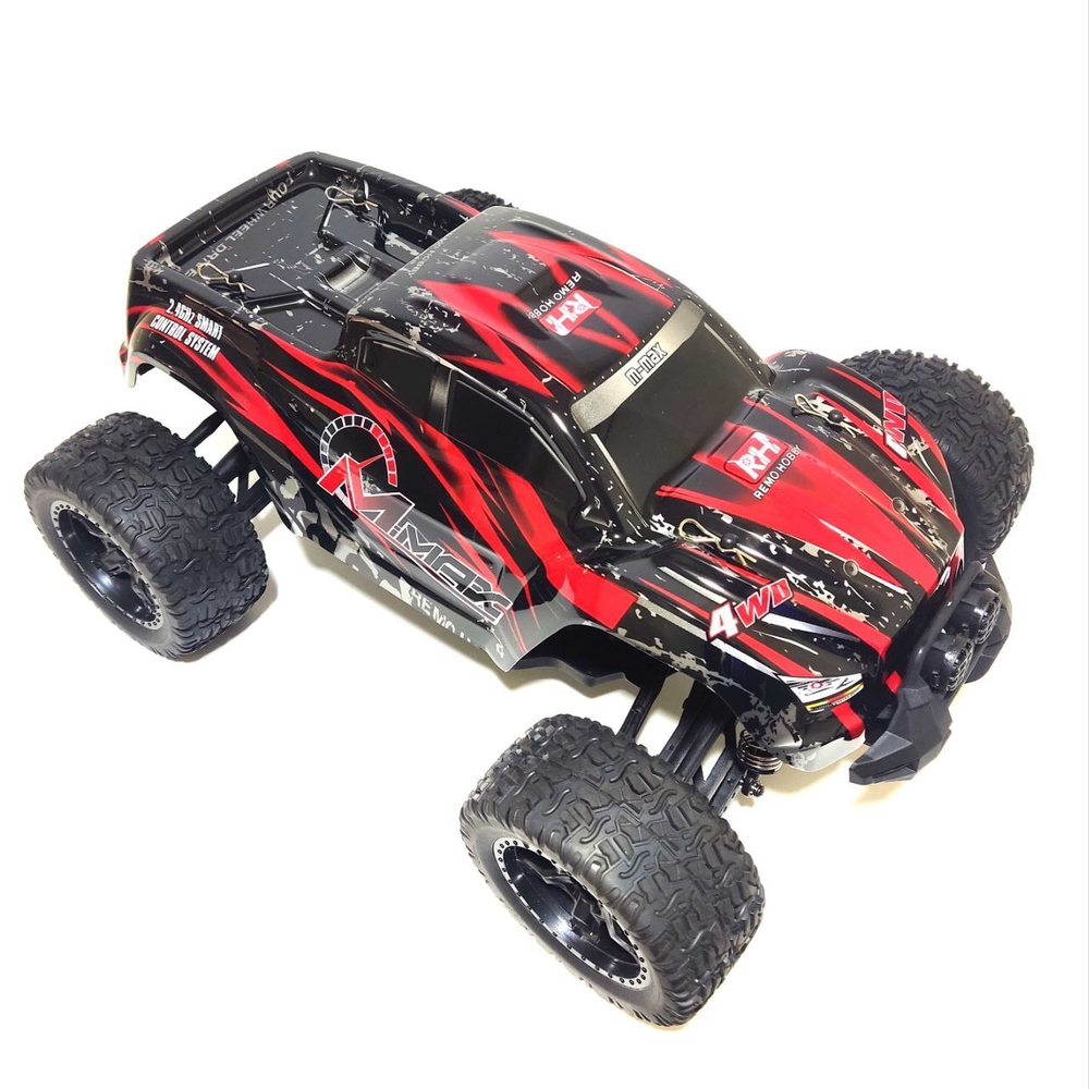 Радиоуправляемый монстр Remo Hobby Mmax красный 4WD RTR масштаб 1:10 2.4G - RH1031-RED