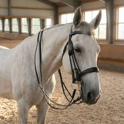 Оголовье мундштучное c дутыми ремнями