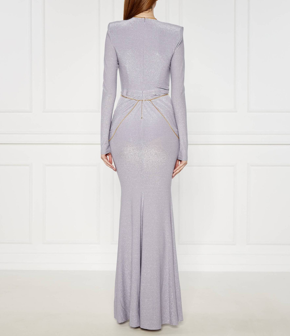 Платье Elisabetta Franchi - лавандовый(AB63042E2)