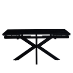 Стол керамический LA ALTA VENECJA Shashi black 160-240*90, каркас черный