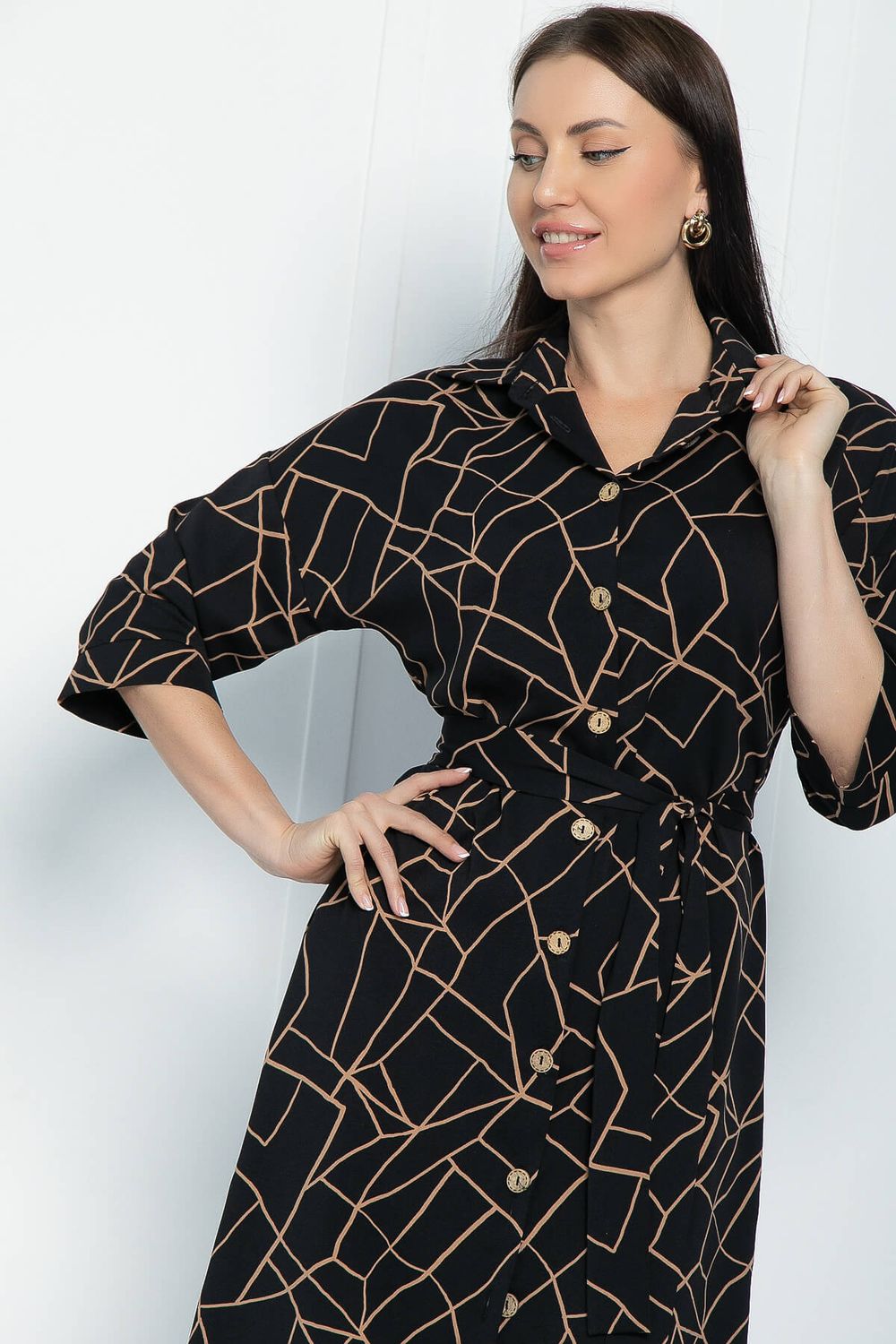 Платье Кэсси (черное) П11216 LT Collection