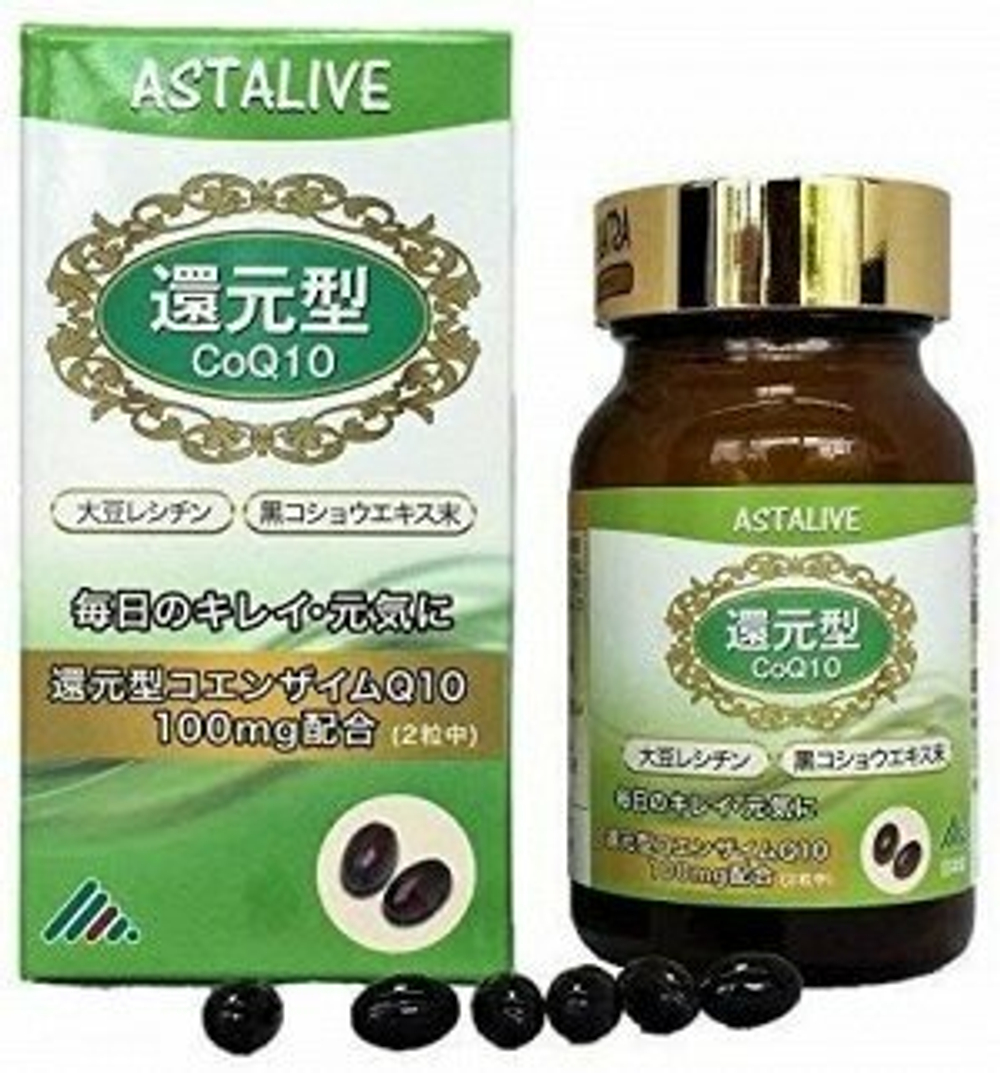 ASTALIVE -  энергетический комплекс из коэнзима Q10, биоперина и соевого лецитина для продления молодости