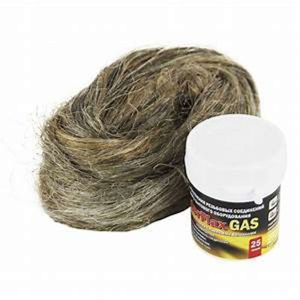 Комплект монтажный &quot;MASTERFLAX GAS&quot;	(паста 25 г + лён)