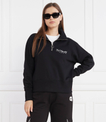 Худи karl signature half zip Karl Lagerfeld - черный(235W1809)