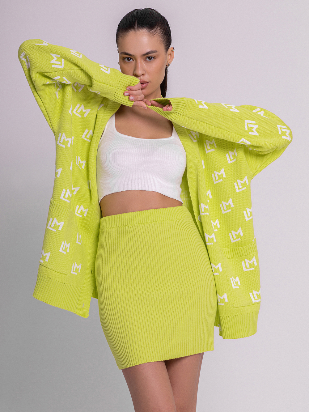 Юбка вязаная женская