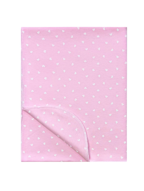 Пеленка Сердечки white