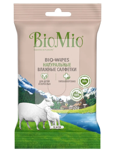 ВЛАЖНЫЕ САЛФЕТКИ BIOMIO BIO-WIPES 15ШТ