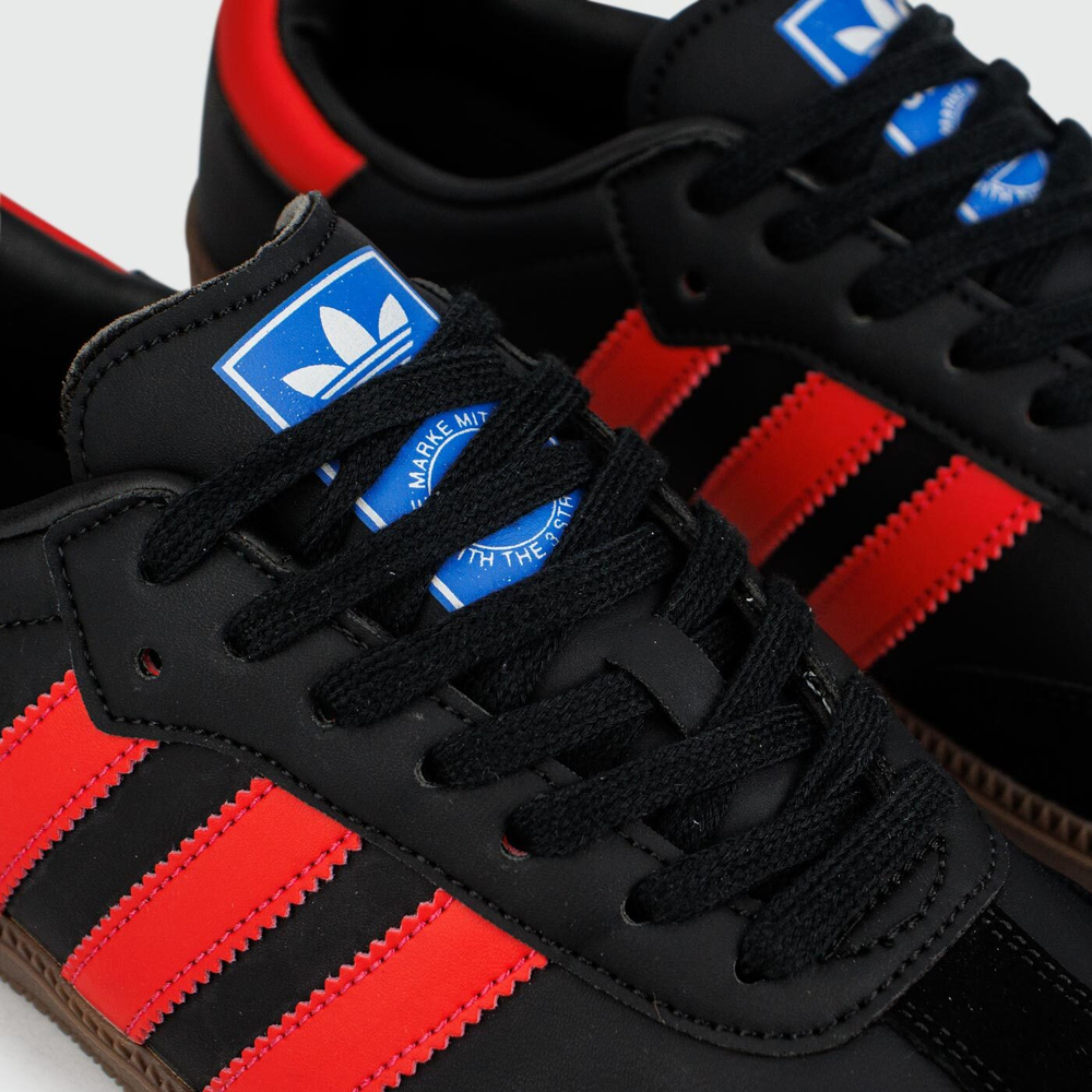 Кроссовки Adidas Samba OG Black Red Str.