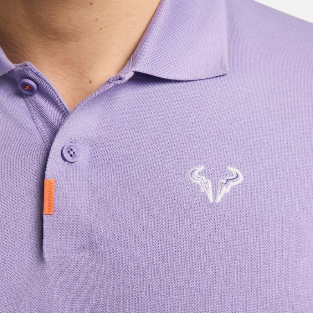 Мужское теннисное поло Nike Rafa Slim Polo - space purple/white