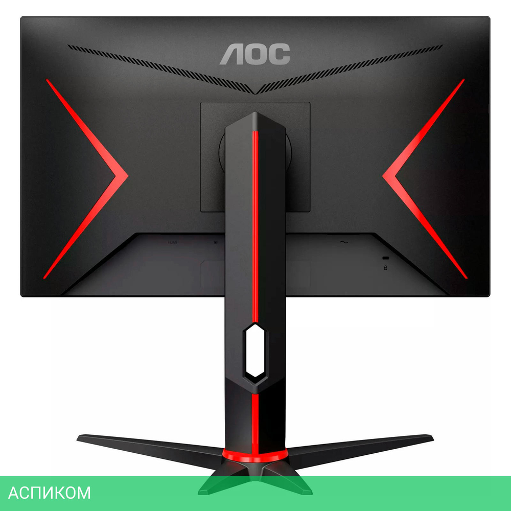 Монитор AOC Q24G2A/BK черный/красный