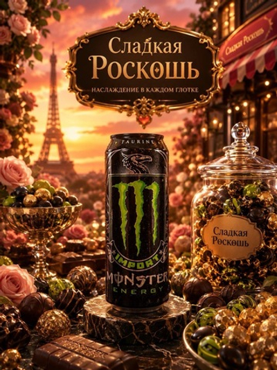 Напиток энергетический Monster Energy Import, 550 мл, США