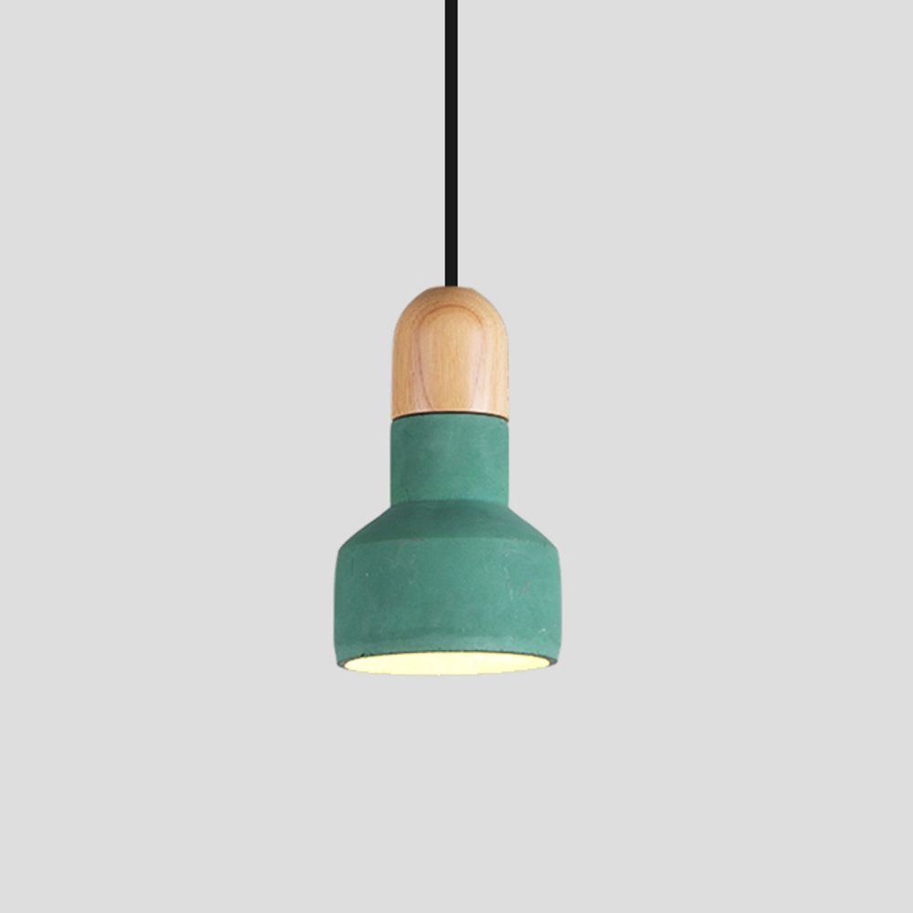 Подвесной дизайнерский светильник  QIE BAMBOO by Bentu Design (зеленый)