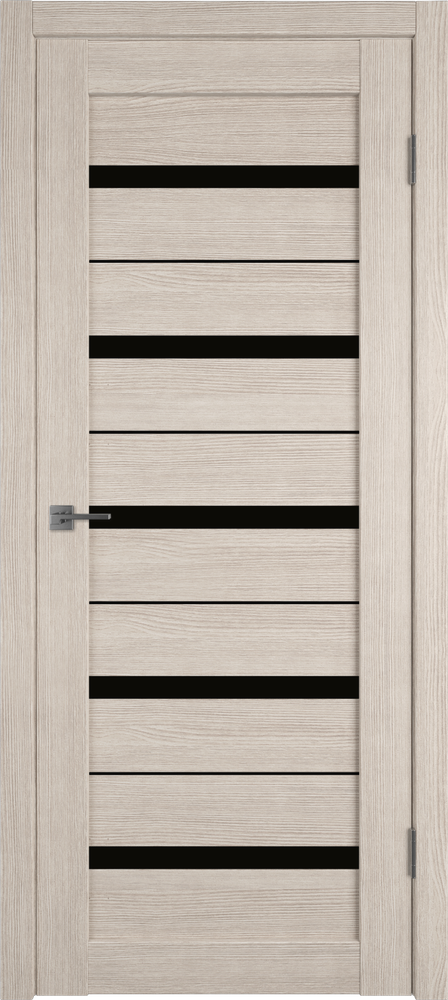 Дверь Atum Al 7 / Cappuccino / Black Gloss BM / Владимирские двери
