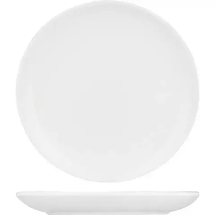 Тарелка «Кунстверк» мелкая без борта фарфор D=255,H=20мм белый
