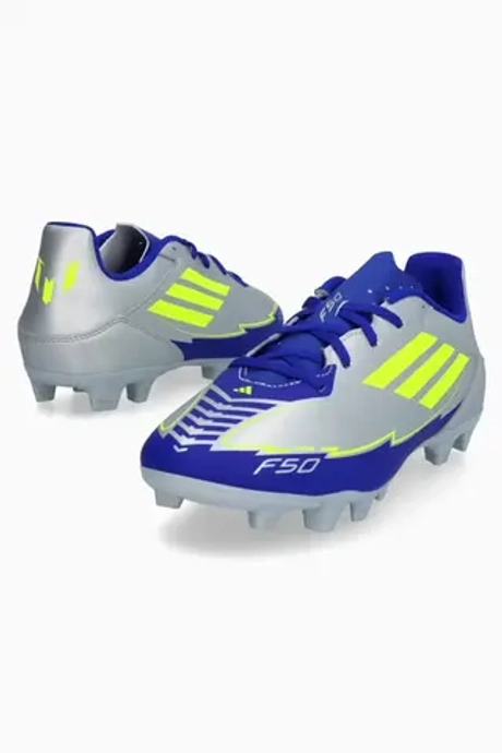 Бутсы adidas F50 Club Messi FG/MG - серебряный