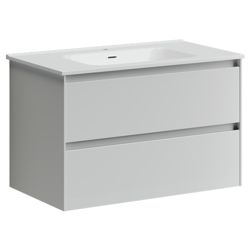 Тумба с раковиной Sancos Cento, 79 см., эмаль белый, CN80W