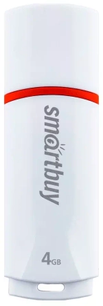 4GB USB Smartbuy Crown white