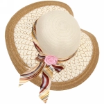 Шляпа женская с широкими полями «TiraMiSu- Ассоль», микс 6 цветов, р58, ширина полей 10 см