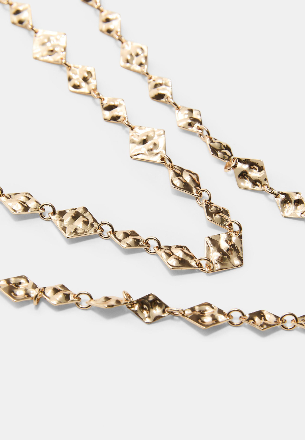 STRADIVARIUS Колье «Лариат», золотой