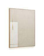 Salin Абстрактная картина с вертикальной льняной полосой 80 х 100 см