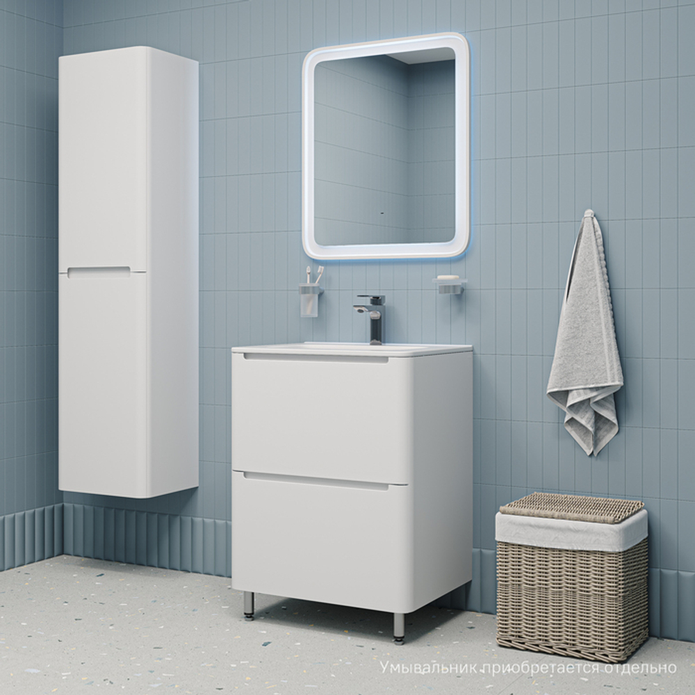 Тумба напольная IDDIS Edifice, белая, 60 см, EDI60WFi95