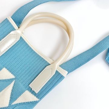 Сумочка мини голубая