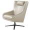 Крутящееся кресло Angel Cerda 5090, бежевая кожа